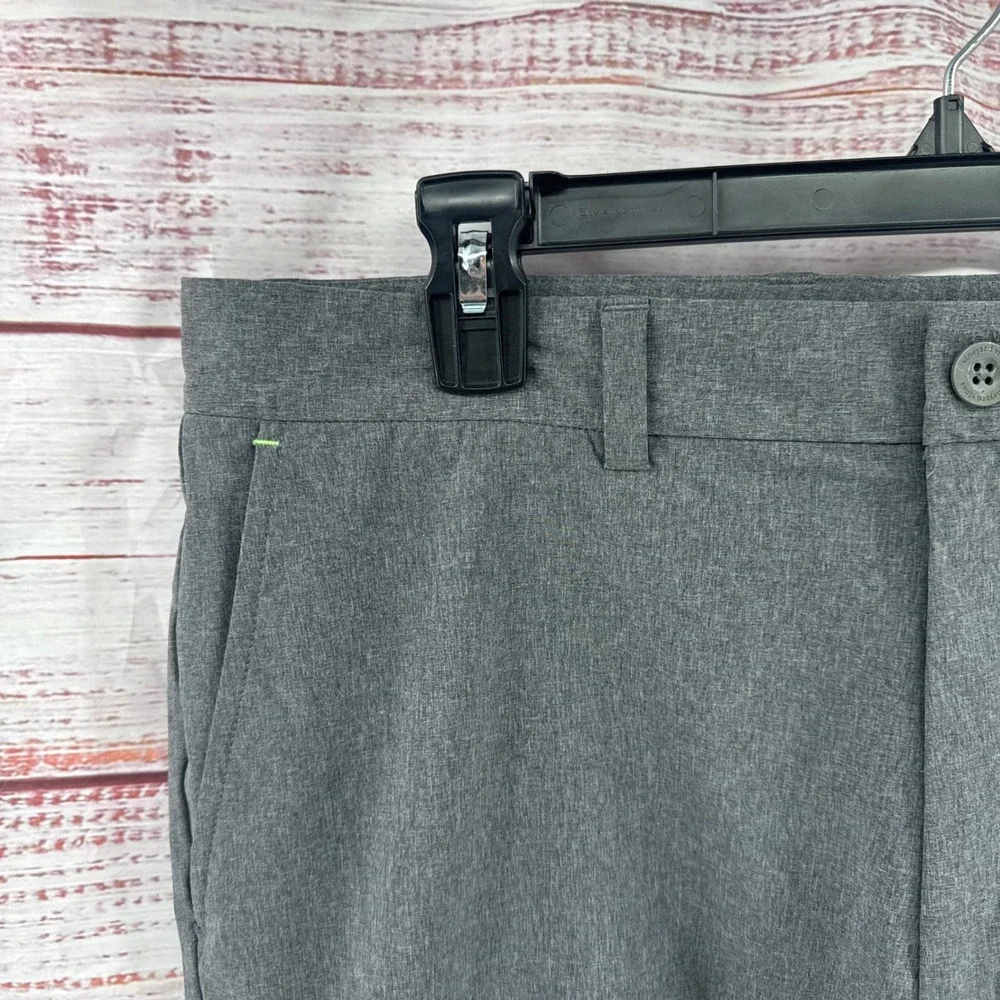 Vineyard Vines Performance Breaker Shorts Mens 34‎ Gray Heather Stretch Golf